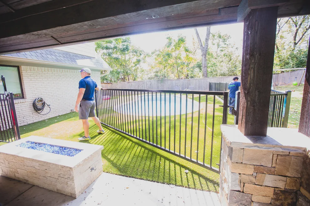 Overton Park, Fort Worth - Total Backyard Renovation by Panther City Arbor & Patio - Photo 7