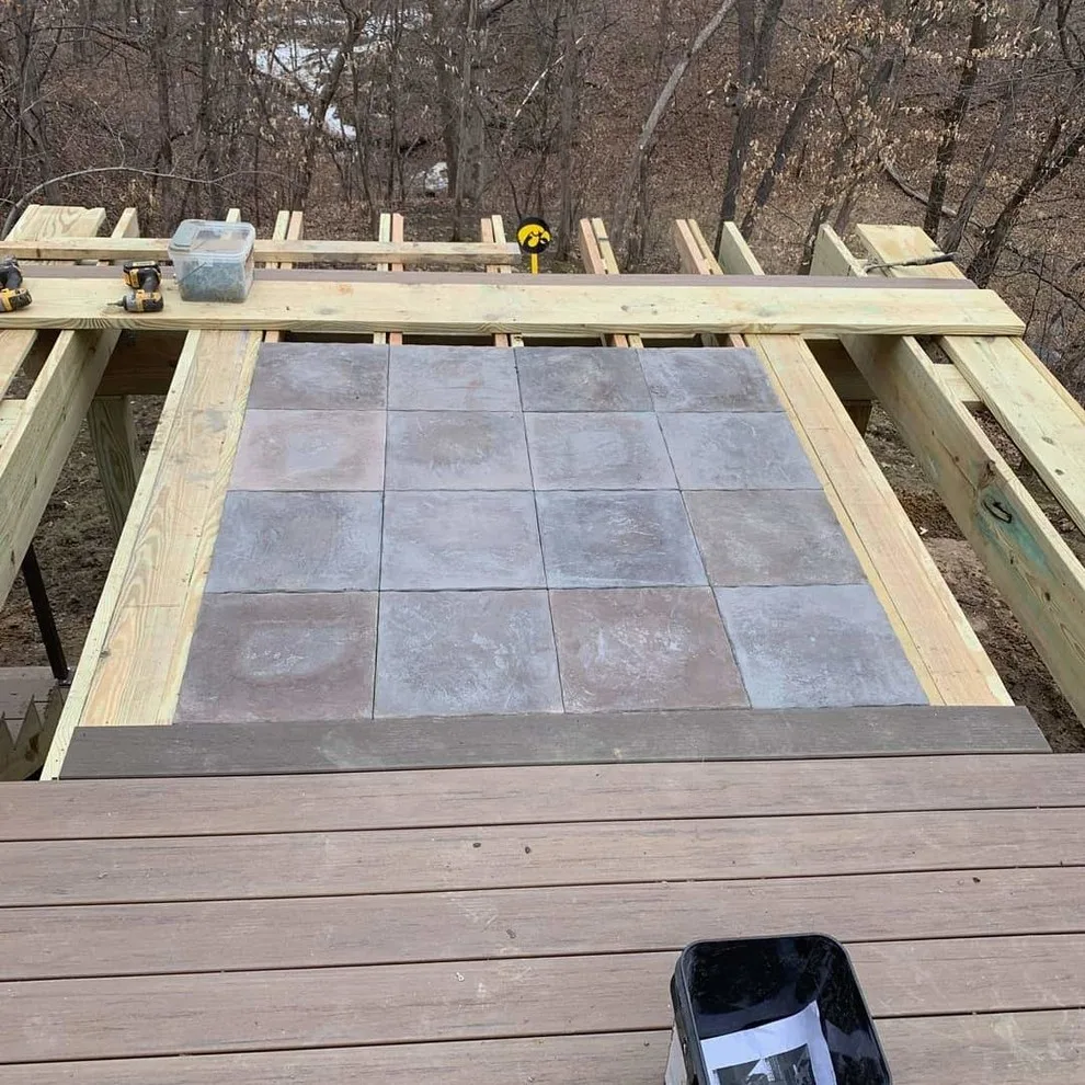 Oak Tile Decorative Deck by Deck & Drive Solutions - Photo 4