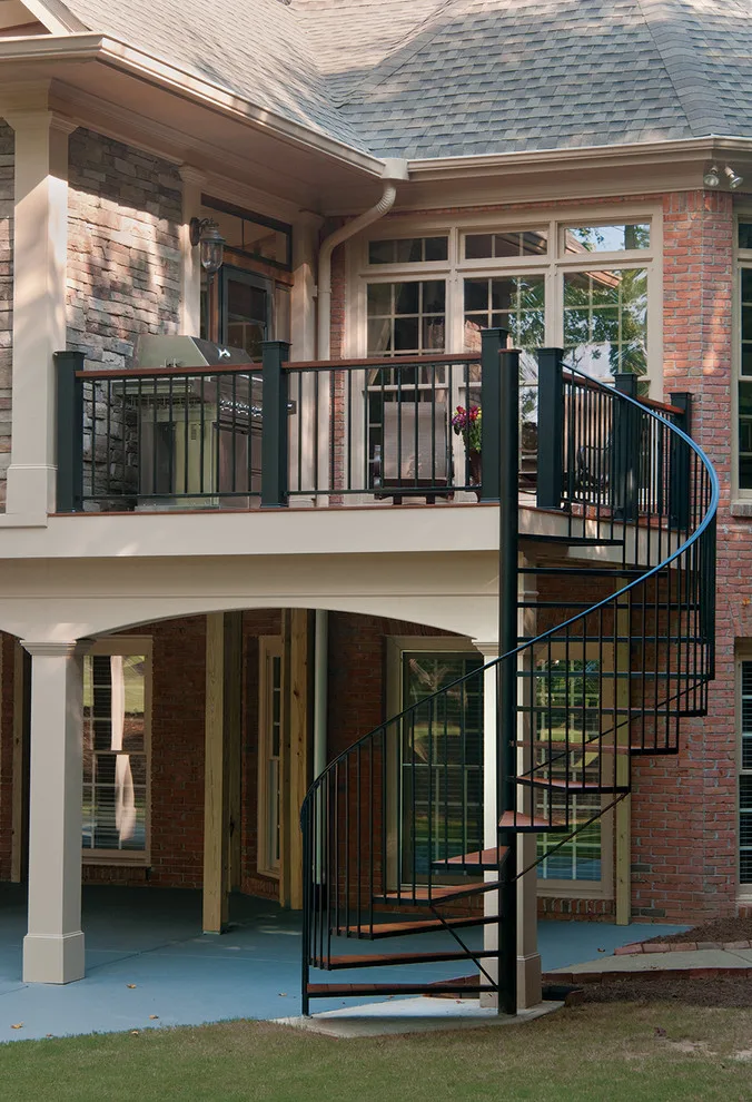 Exterior and Curved Staircases by Atlanta Decking & Fence Co., Inc. - Photo 11