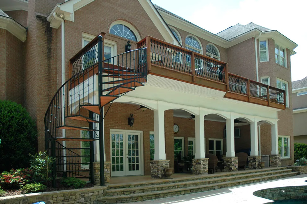 Exterior and Curved Staircases by Atlanta Decking & Fence Co., Inc. - Photo 18
