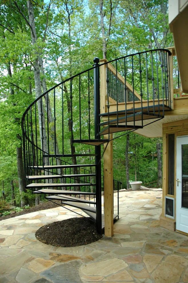 Exterior and Curved Staircases by Atlanta Decking & Fence Co., Inc. - Photo 7