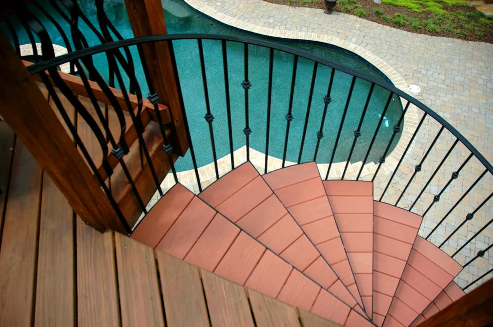 Exterior and Curved Staircases by Atlanta Decking & Fence Co., Inc. - Photo 22