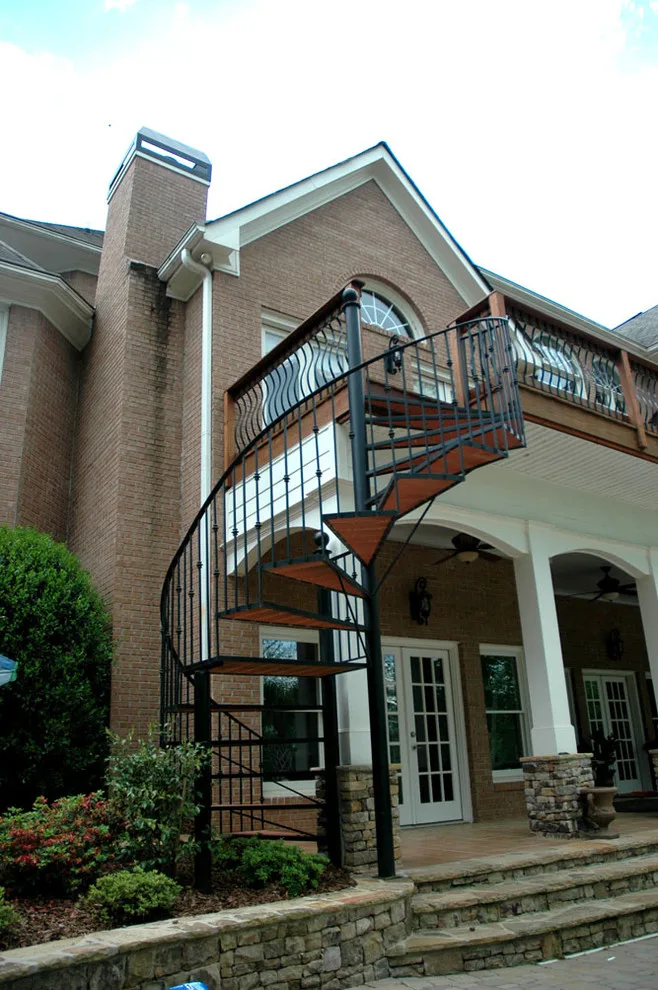 Exterior and Curved Staircases by Atlanta Decking & Fence Co., Inc. - Photo 6