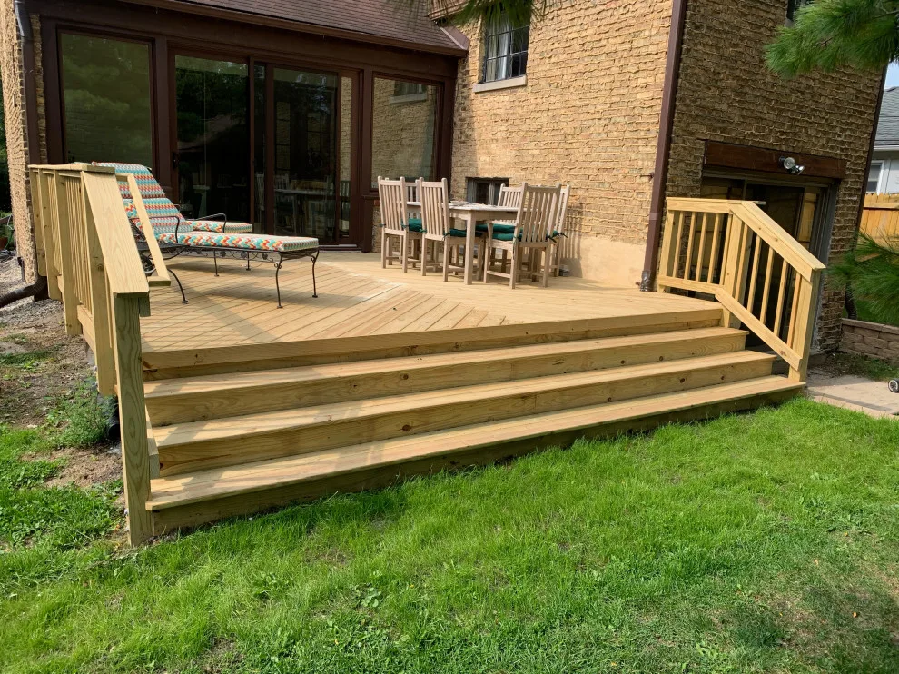Highland Park IL Open Design Wooden Deck by Archadeck Of Chicagoland - Photo 2