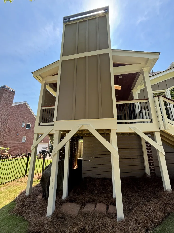 Suwanee, GA Outdoor Fireplace Porch by Atlanta Porch & Patio - Photo 4