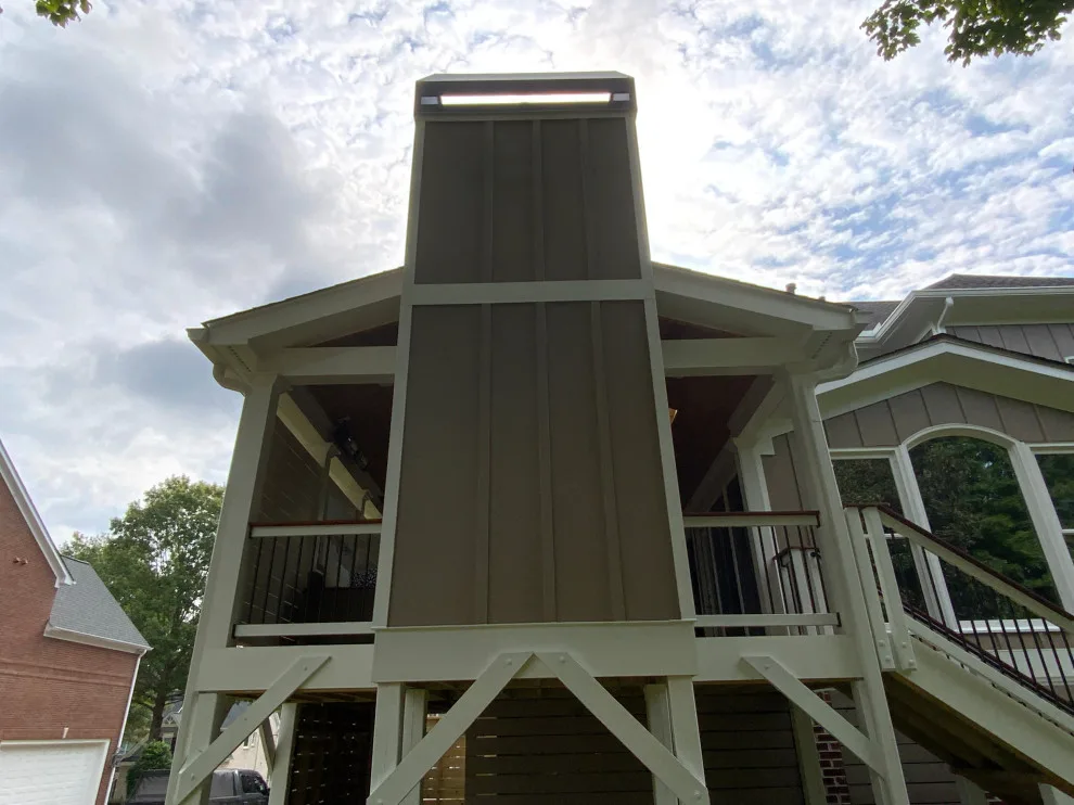 Suwanee, GA Outdoor Fireplace Porch by Atlanta Porch & Patio - Photo 34