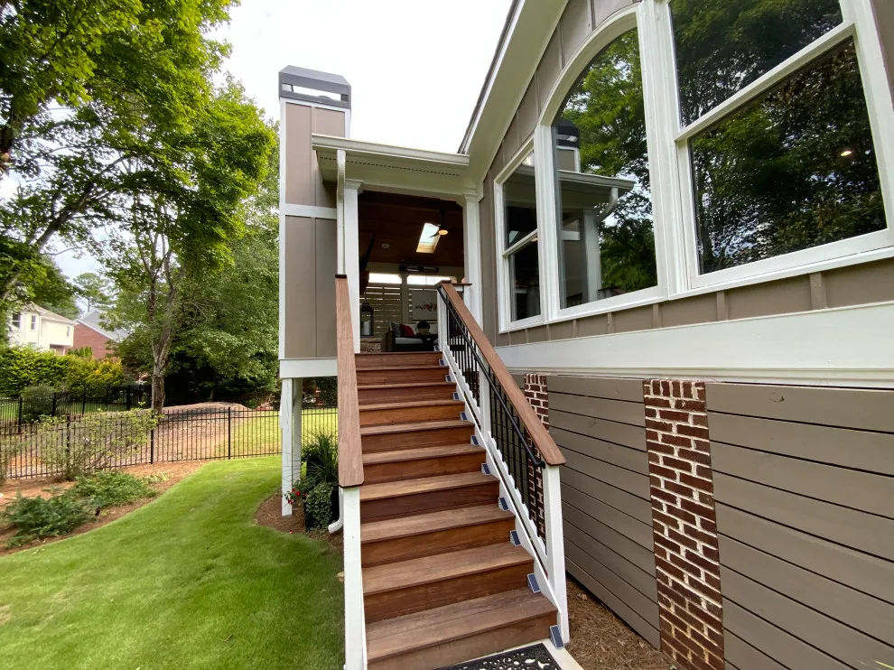 Suwanee, GA Outdoor Fireplace Porch by Atlanta Porch & Patio - Photo 22