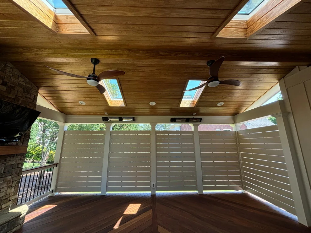 Suwanee, GA Outdoor Fireplace Porch by Atlanta Porch & Patio - Photo 15