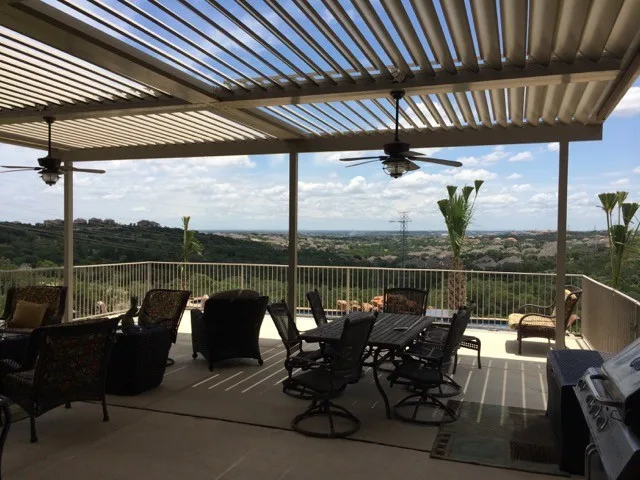 Patio for the Family Home by Equinox Louvered Roof - Photo 4