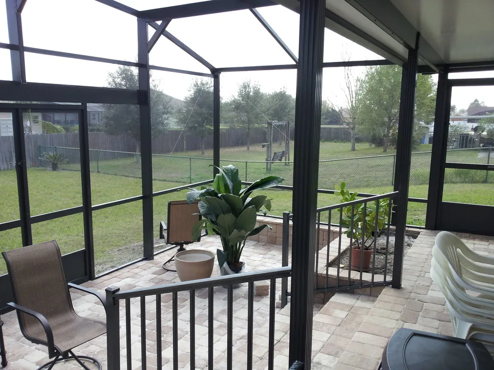 Stone-Paved Interior for the Sunroom by Major League Aluminum, Inc. - Photo 3