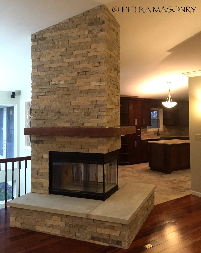 Interior Stone Fireplace by Petra Masonry - Photo 2
