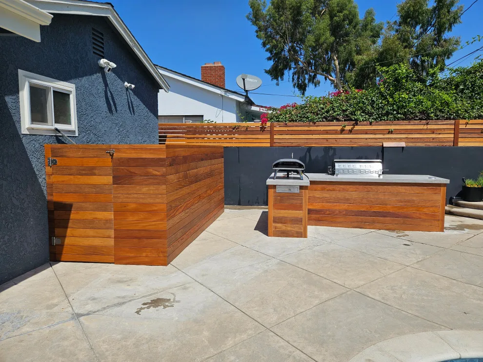 Patio Grill Station and Swimming Pool Barrier by L.A. Custom Grill Islands - Photo 9