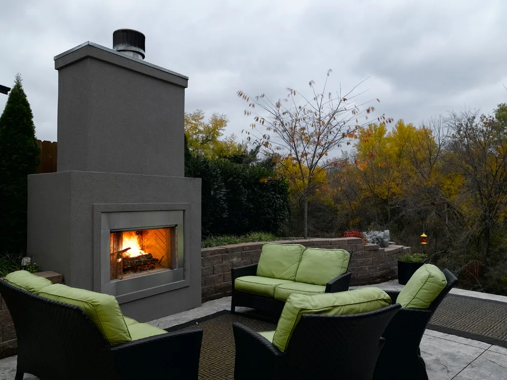 Patio and Outdoor Fireplace by Sunspace By Premier Outdoor Space - Photo 2