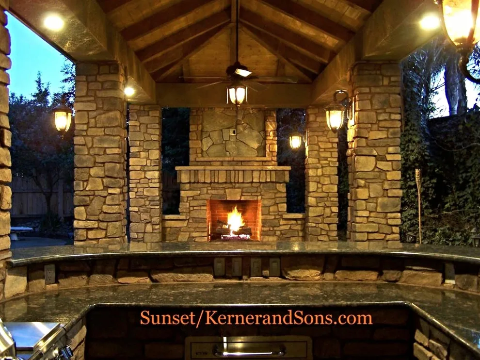 Exterior Fire Pits by Sunset Construction & Design - Photo 9
