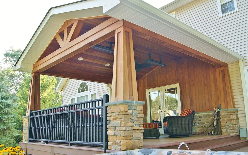 Sparta, NJ Outdoor Great Room with Impressive Covered Structure by Deck Remodelers.com - Photo 5