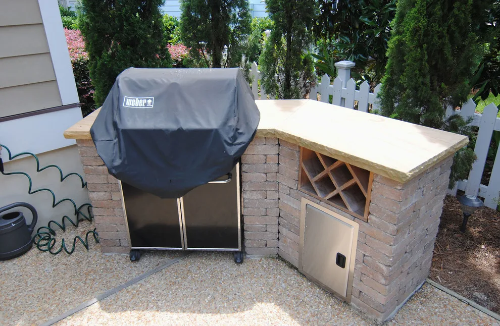 Alfresco Cooking Area with Water Feature by Deck Daddy's - Photo 21