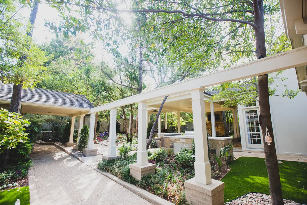 Fort Worth Park Hill - Full Backyard Project by Panther City Arbor & Patio - Photo 18