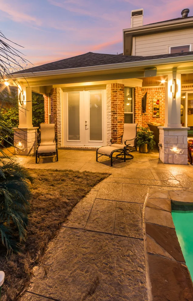 Alfresco Lounge with Summer Cooking Area by TCP Custom Outdoor Living - Photo 13