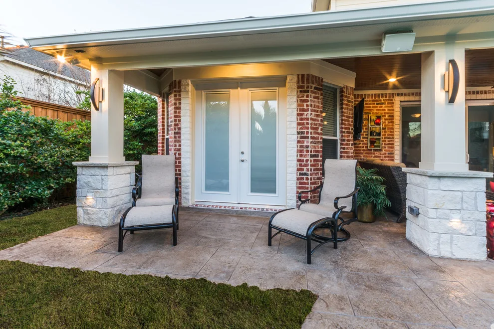 Alfresco Lounge with Summer Cooking Area by TCP Custom Outdoor Living - Photo 3
