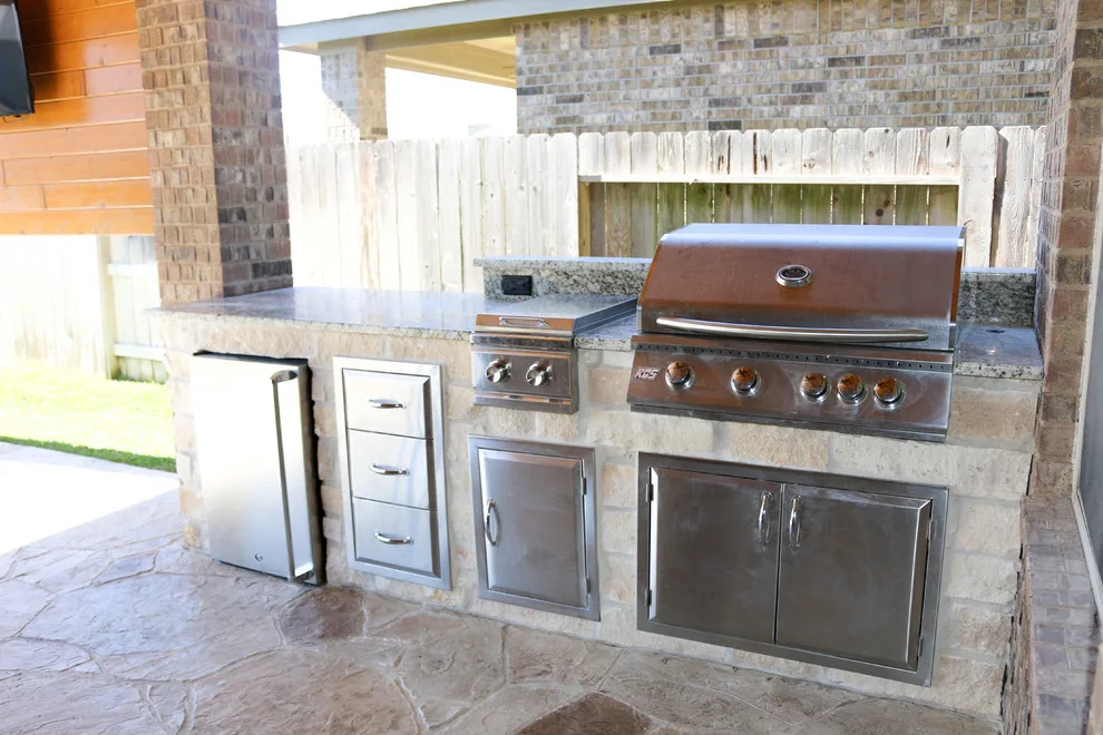 Cypress, TX Outdoor Kitchen and Patio Cover by Tradition Outdoor Living - Photo 3