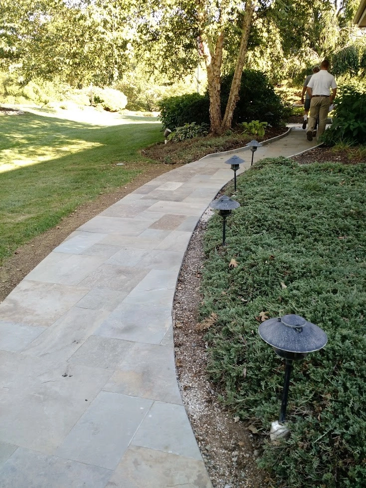 Bluestone Walkway and Terrace by Pickel Landscape Group - Photo 9