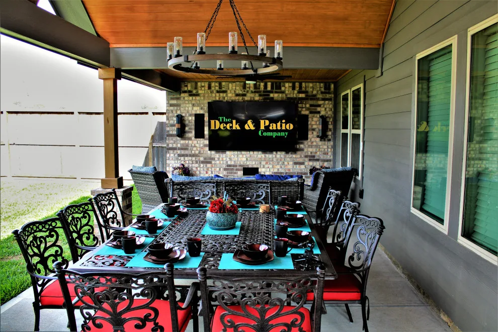 Outdoor Kitchen Patio Cover by The Deck & Patio Company - Photo 2