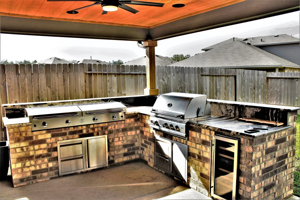 Outdoor Kitchen Patio Cover by The Deck & Patio Company - Photo 15