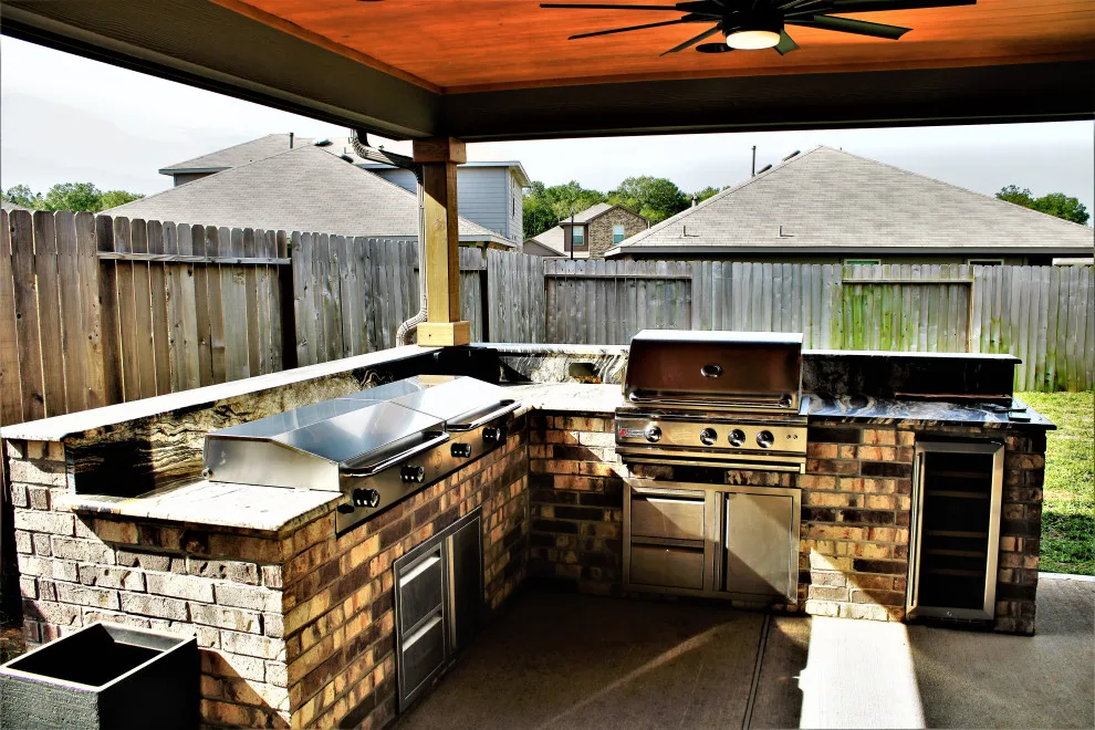 Outdoor Kitchen Patio Cover by The Deck & Patio Company - Photo 4