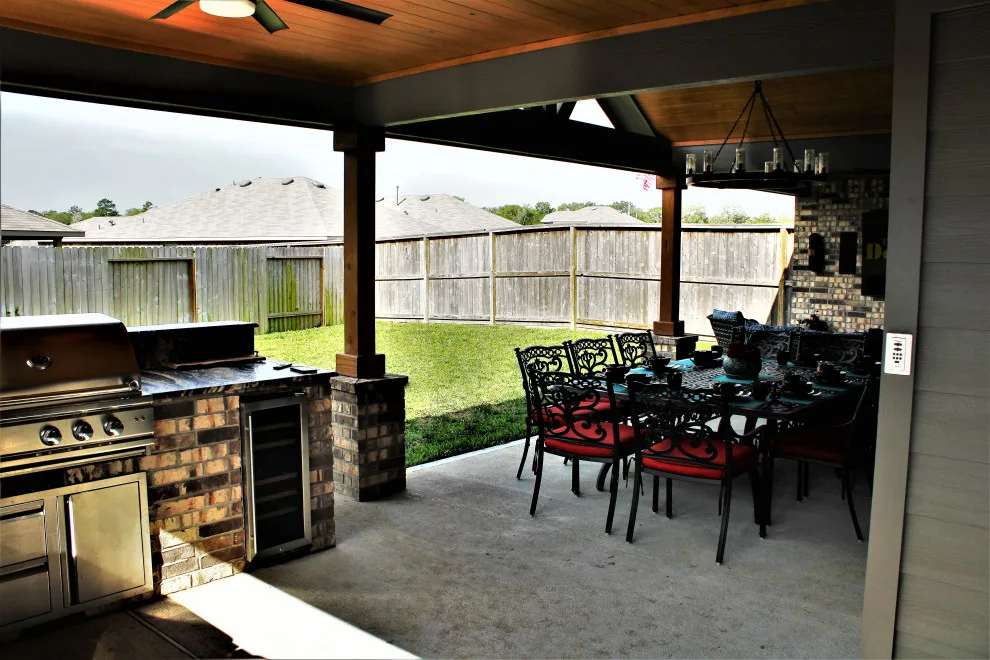 Outdoor Kitchen Patio Cover by The Deck & Patio Company - Photo 7