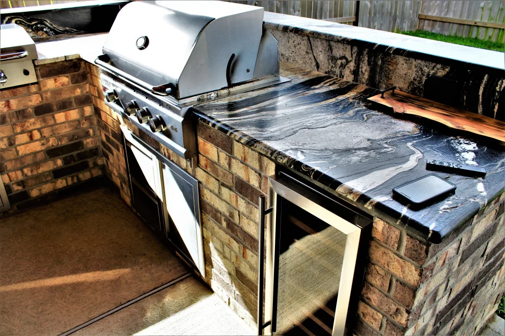 Outdoor Kitchen Patio Cover by The Deck & Patio Company - Photo 9