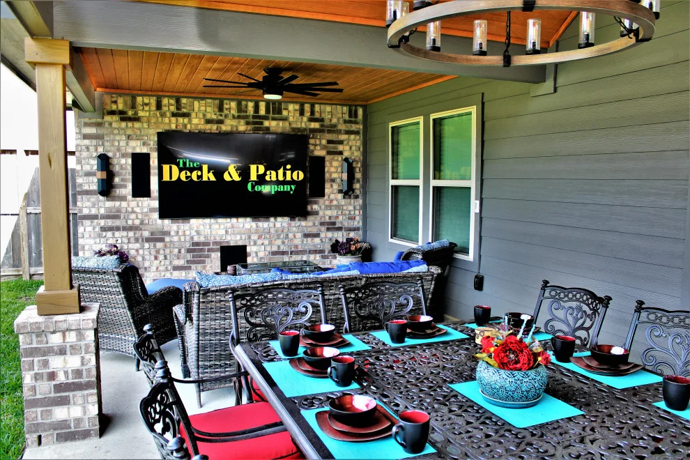 Outdoor Kitchen Patio Cover by The Deck & Patio Company - Photo 11