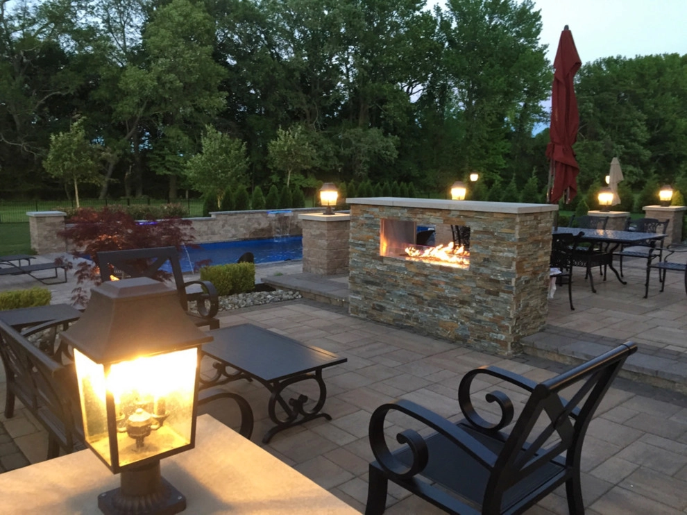 Fiberglass Pool Installation & Back Yard Makeover - Lincroft NJ by Picture Perfect Landscaping & Outdoor Construction - Photo 8