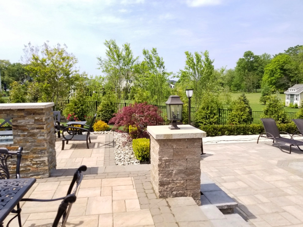 Fiberglass Pool Installation & Back Yard Makeover - Lincroft NJ by Picture Perfect Landscaping & Outdoor Construction - Photo 20