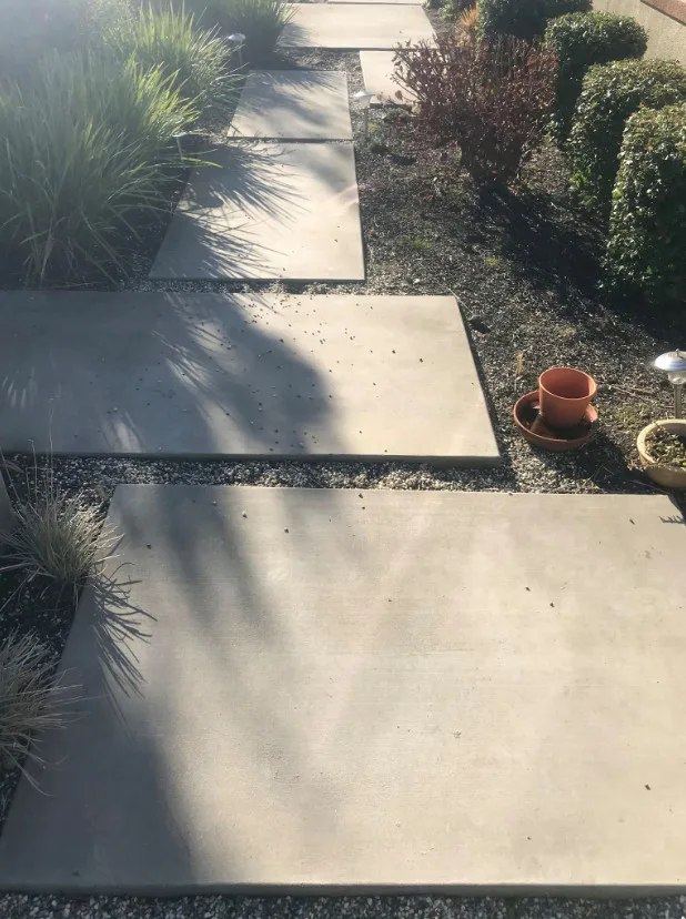 Patio Made of Concrete Slabs by Davis Concrete LLC - Photo 20