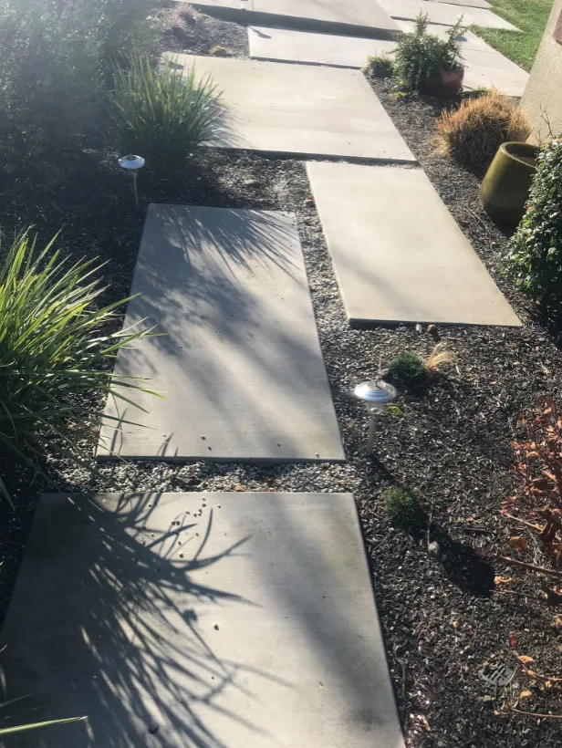 Patio Made of Concrete Slabs by Davis Concrete LLC - Photo 12