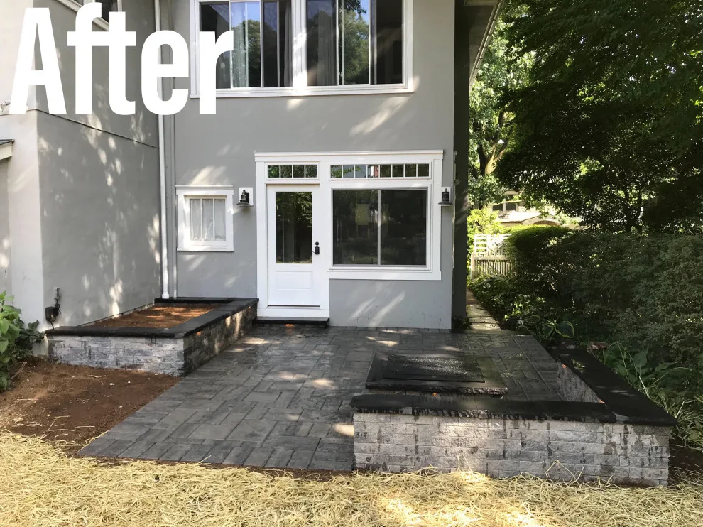 Outdoor Lounge and Fire Feature by Stoney Mountain Construction - Photo 4