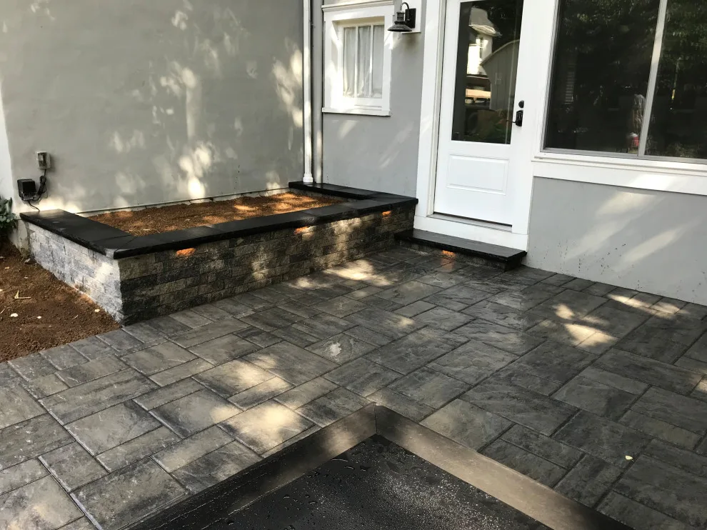 Outdoor Lounge and Fire Feature by Stoney Mountain Construction - Photo 2