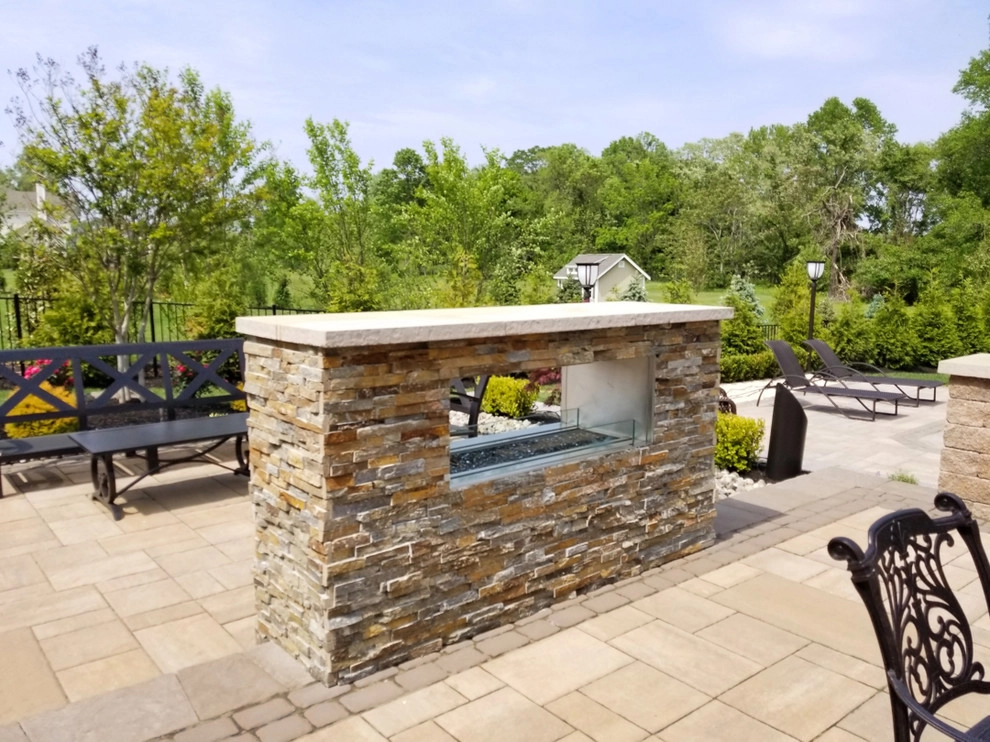 Fiberglass Pool Installation & Back Yard Makeover - Lincroft NJ by Picture Perfect Landscaping & Outdoor Construction - Photo 12