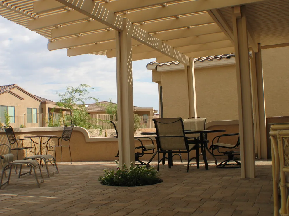 Peoria Semi-Shaded Patio Canopy by Booth Built Patio Products - Photo 2