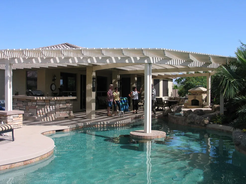 Peoria Swimming Pool Shade Structure by Booth Built Patio Products - Photo 2