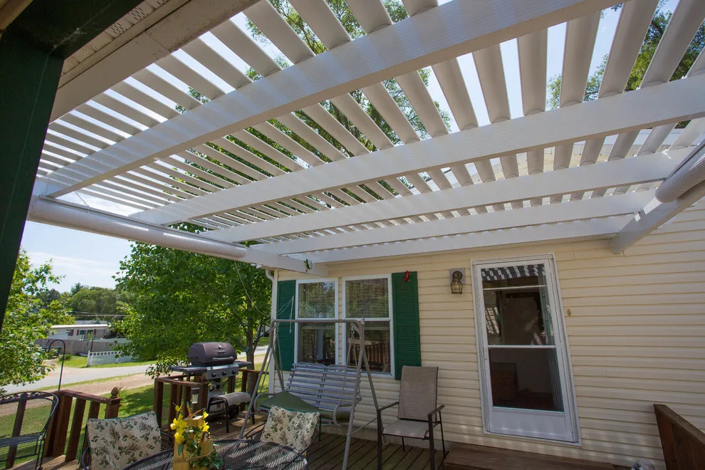 North Webster, IN Pergola and Deck in White by W.A. Zimmer Company - Photo 2