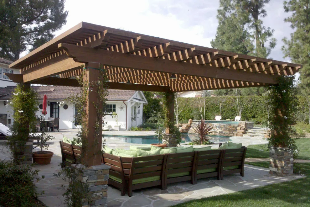 Belmont, CA Pergola Design and Build by Anderson Patios - Photo 3
