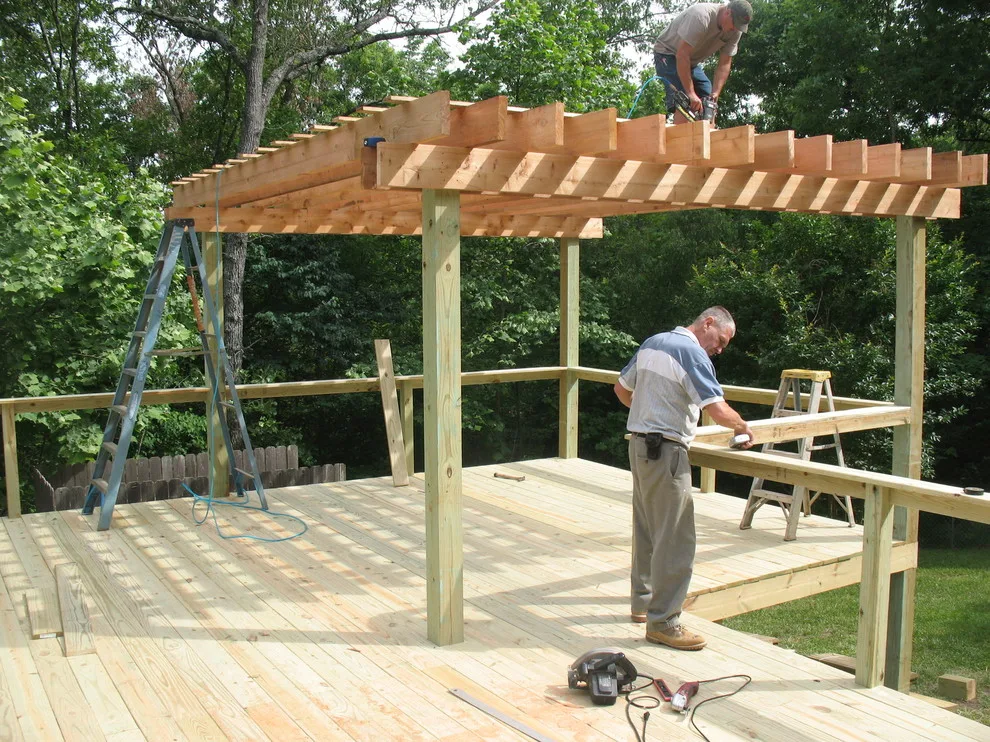 Gazebo Addition to Pergola Projects by Crossland Remodeling - Photo 12