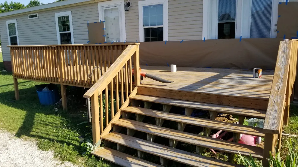 Deck Staining Service by Crossland Remodeling - Photo 2