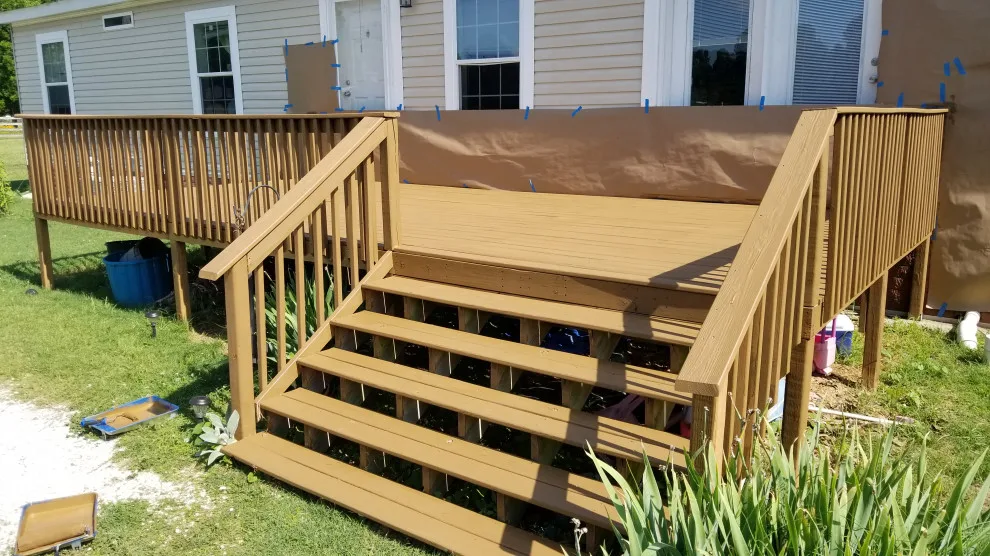 Deck Staining Service by Crossland Remodeling - Photo 3