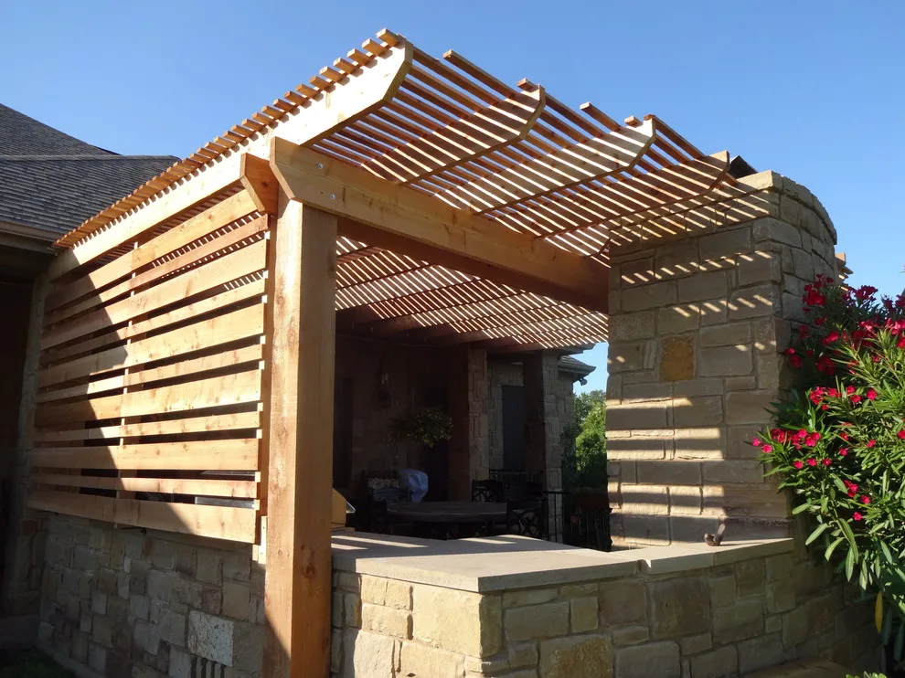 outdoor structures and shade solutions by Hometown Decking And Decorative Concrete - Photo 28