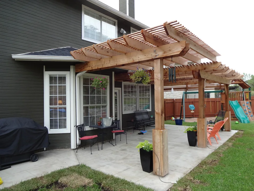outdoor structures and shade solutions by Hometown Decking And Decorative Concrete - Photo 6