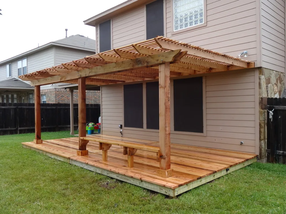 outdoor structures and shade solutions by Hometown Decking And Decorative Concrete - Photo 19