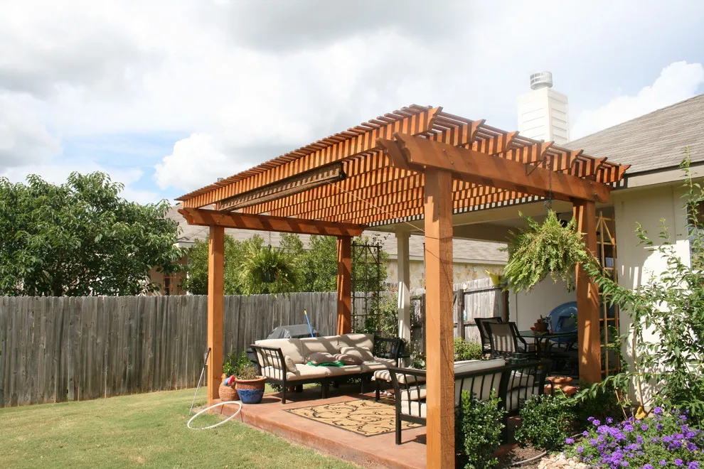 outdoor structures and shade solutions by Hometown Decking And Decorative Concrete - Photo 7