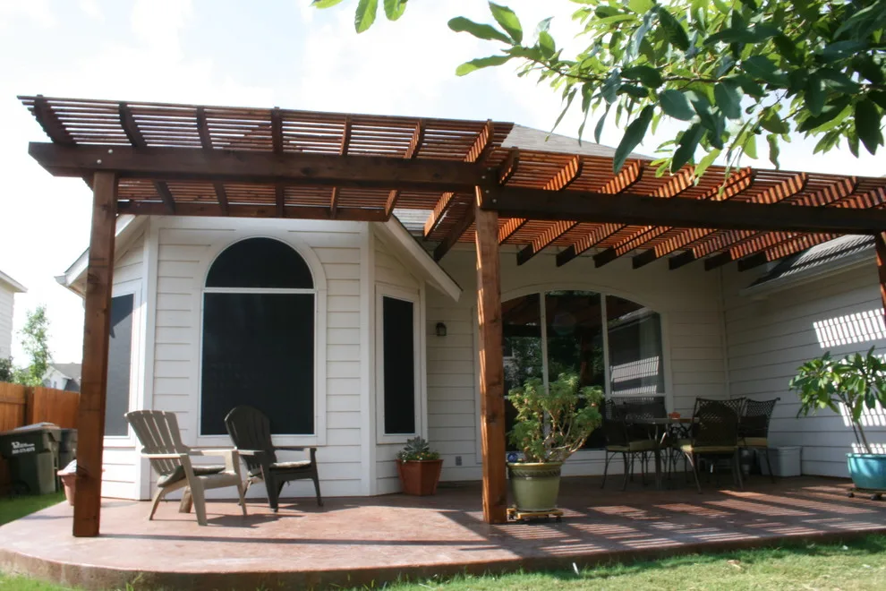outdoor structures and shade solutions by Hometown Decking And Decorative Concrete - Photo 4